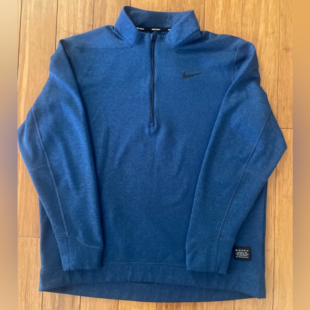 Nike Men's 1/2-Zip Golf Top, Sweater 100% polyester - Pre-owned, Great Condition